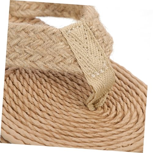 LIGIGWASH Imitat Stroh Sandalen Damen Strandflache Slippers Weiche Elastische Sohle Sommer Schuhe für Strand Urlaub Alltag Komfortable Stilvolle Outdoor Badeschuhe Beige LIGIGWASH Imitat Stroh Sandalen Damen Strandflache Slippers Weiche Elastische Sohle Sommer Schuhe für Strand Urlaub Alltag Komfortable Stilvolle Outdoor Badeschuhe Beige von LIGIGWASH