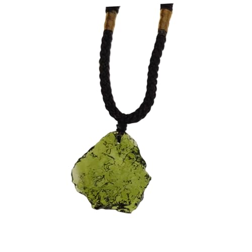 LIGIGWASH Irreguläre Anhänger Halskette mit Kreativem Rohstein Design Handgefertigt Modische Unisex Halskette mit Natürlicher Kette und Elegantem Look von LIGIGWASH