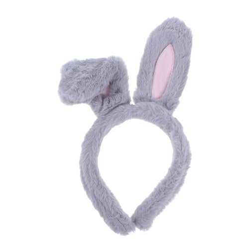 LIGIGWASH Kaninchenohr Stirnband Hasenohren Haarreif Plüsch Cartoon Für Erwachsene Junge Mädchen Haarband Kopfschmuck Osterhasen-stirnband von LIGIGWASH
