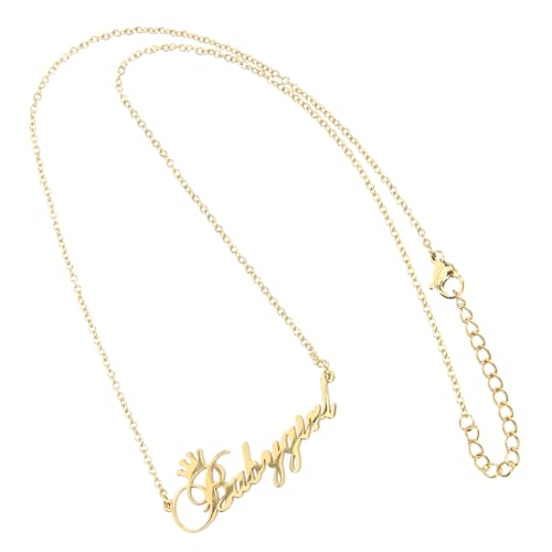 LIGIGWASH Kette für Mädchen Buchstaben Halskette Goldene Clavicle Chain für Damen Elegantes Accessoire für Partys Reisen und Alltag von LIGIGWASH