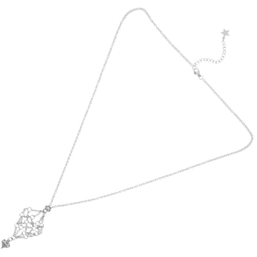 LIGIGWASH Kette mit Kristallkäfig Austauschbarer Anhänger für Natürliche Edelsteine Robustes Design für Diy Schmuck und Besondere Anlässe Elegantes Accessoire für Frauen und Männer von LIGIGWASH