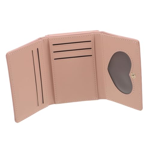 LIGIGWASH Kleine Damen Geldbörse PU Mini Geldbeutel Süßes Münzfach Modisch Kompakt Outdoor Clutch Portemonnaie Geschenkidee für Frauen von LIGIGWASH