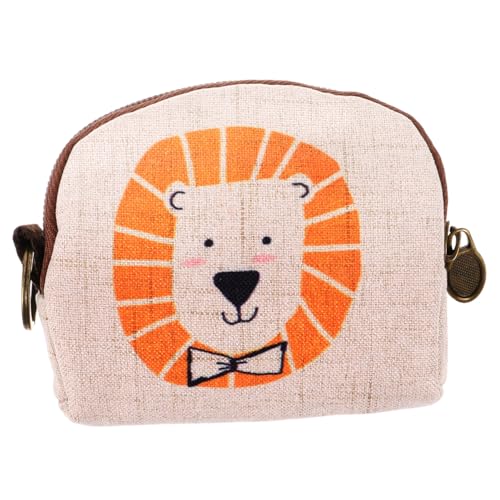 LIGIGWASH Kleine Geldbörse Damen Münzfach Cartoon-Print Portemonnaie Schlüssel Kleingeldtasche Leicht und Kompakt Für Alltag Einkaufen und Reisen von LIGIGWASH