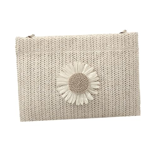 LIGIGWASH Kleine Quadratische Stroh Umhängetasche für Damen Handtasche Weiß für Freizeit und Alltag Langlebig und im Design LIGIGWASH Kleine Quadratische Stroh Umhängetasche für Damen Handtasche Weiß für Freizeit und Alltag Langlebig und im Design von LIGIGWASH