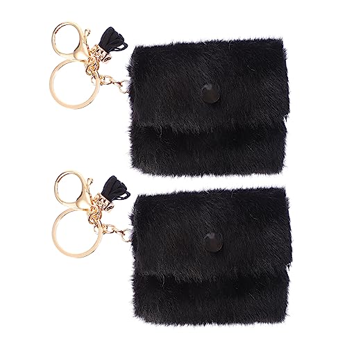 LIGIGWASH Kleiner Schlüsselanhänger Münzbörse Aus Pu in Candy Farben 2 Stück Für Taschen Und Dekoration von LIGIGWASH