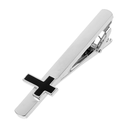LIGIGWASH Krawattenklammer Kupfer mit Kreuzmotiv Dekorativer Clip für Herren Stilvoller Necktie Clasp für Hochzeiten Business und Formelle Anlässe von LIGIGWASH