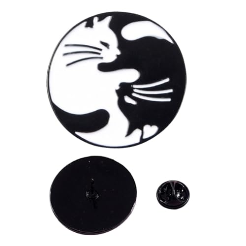 LIGIGWASH Kreative Kleine Katzenbrosche aus Langlebiger Legierung mit Electroplattiertem Glanz Niedliches Cartoon Design Leichter Anstecker für Jeans Kleidung und Taschen Modisches Tier von LIGIGWASH