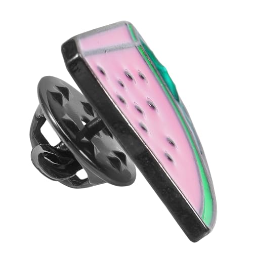 LIGIGWASH Kreative Modische Wassermelonen brosche aus Robustem Legierungs material Niedlicher Fruchtelement anstecker für Kleidung Taschen und Rucksäcke Vielseitiges Cartoon accessoire für von LIGIGWASH
