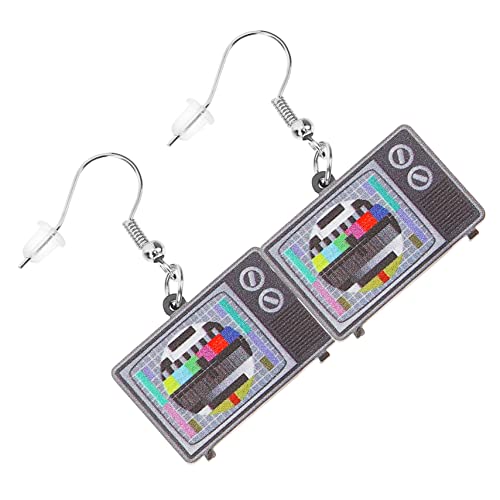 LIGIGWASH Kreative Retro Fernseh Ohrringe aus Auffällige Dangle Ohrringe für Frauen Lustiger Ohrschmuck Einzigartiges Design Langlebig und Modisch LIGIGWASH Kreative Retro Fernseh Ohrringe aus Auffällige Dangle Ohrringe für Frauen Lustiger Ohrschmuck Einzigartiges Design Langlebig und Modisch von LIGIGWASH