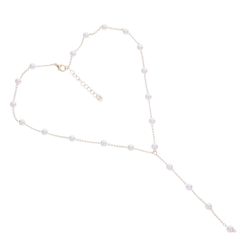 LIGIGWASH Künstliche Perlenkette Damen Halsschmuck Leichtes Widerstandsfähiges Material Elegantes Design Für Alltag Hochzeit Party Geeignet LIGIGWASH Künstliche Perlenkette Damen Halsschmuck Leichtes Widerstandsfähiges Material Elegantes Design Für Alltag Hochzeit Party Geeignet von LIGIGWASH