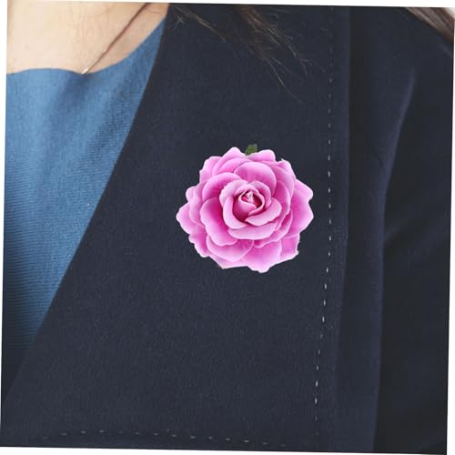 LIGIGWASH Künstliche Rosenbrosche mit Haarklammer Vielseitige Blumen Anstecknadel für Frauen Dekorativer Stoffblumen Haarclip für Hochzeit Party Geburtstag Leicht und Realistisch Gestaltet von LIGIGWASH