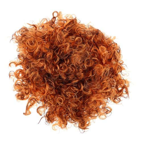 LIGIGWASH Kurz Afro Lockenperücke Damen Hitzebeständiges Synthetisches Haar Leichte Atmungsaktive Perücke mit Inspirierten Locken Elastische Kappe für Sicheren Sitz für Alltag und von LIGIGWASH
