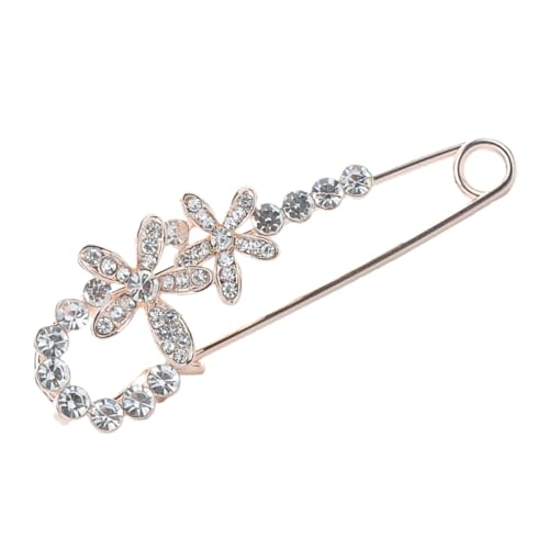 LIGIGWASH Lapel Badge Blumenbrosche Sicherheitsnadel Anstecker Brosche für Pullover Schal Hemd Modisches Accessoire mit Legierung Vielseitiger Schmuck für Damen und Herren von LIGIGWASH