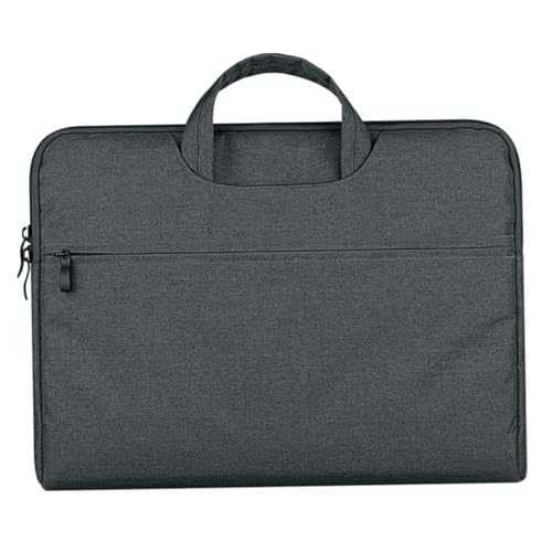 LIGIGWASH Laptoptasche Dunkelgrau Strapazierfähige Notebook Handtasche aus Stoßabsorbierend Passend für Macbook Business Tote Bag für Damen und Herren von LIGIGWASH