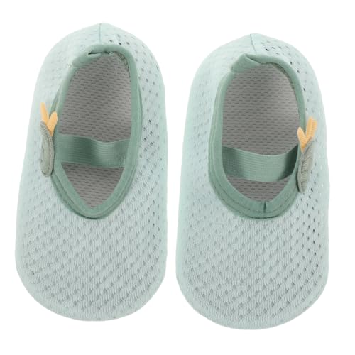 LIGIGWASH Lauflernsocken Xs Atmungsaktiv Rutschfest Leichte Sommer Bodenschuhe für Neugeborene Weiche Sichere Babysocken mit Griff für Fußlänge von LIGIGWASH