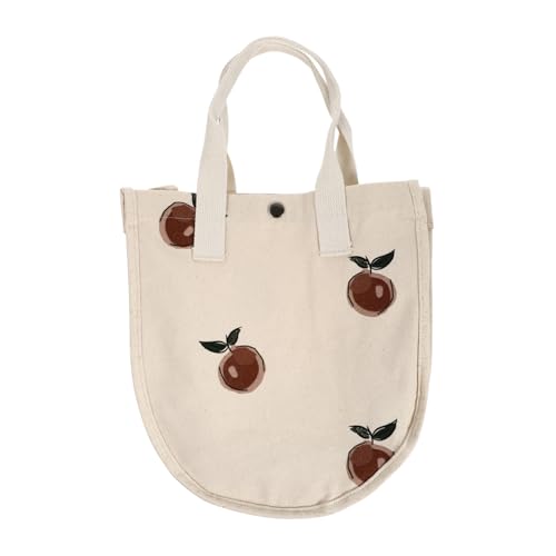 LIGIGWASH Leichte Stilvolle Studenteneinkaufstasche aus Canvas Vielseitige Damen Handtasche mit Geräumigem Innenfach für Alltag Party und Shopping Bequemer Schulterbeutel in Beige von LIGIGWASH
