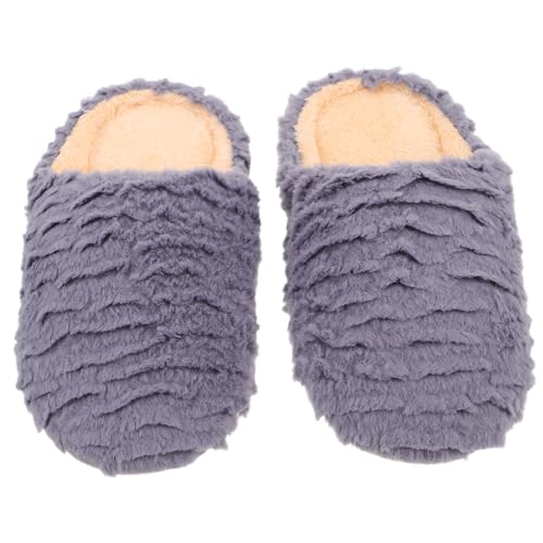 LIGIGWASH Hausschuhe Für Damen Und Herren Mit Weicher Sohle Rutschfester Unterseite Warmem Futter Für Drinnen Für Frühling Herbst Und Winter von LIGIGWASH