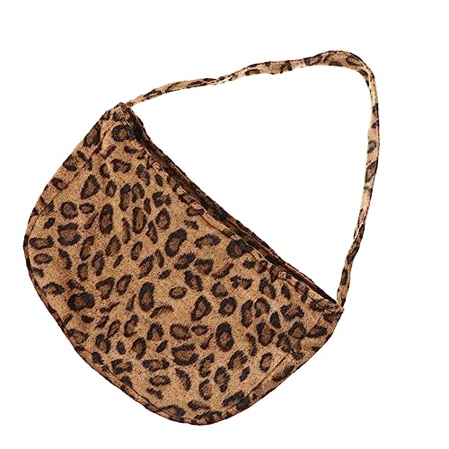 LIGIGWASH Leopardmuster Damen Schultertasche Vintage Armpit Handtasche Modisch Leicht für Party Alltag und Shopping von LIGIGWASH