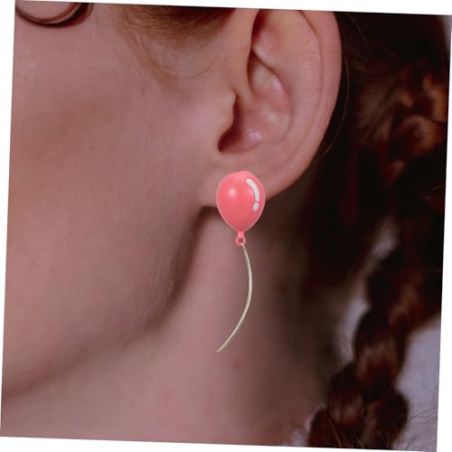 LIGIGWASH Lustige Ballon Ohrringe Damen Modisch Kreative Ohrhänger Leichte Bequeme Ohraccessoires Passend zu Alltag Party für Frauen und Mädchen von LIGIGWASH