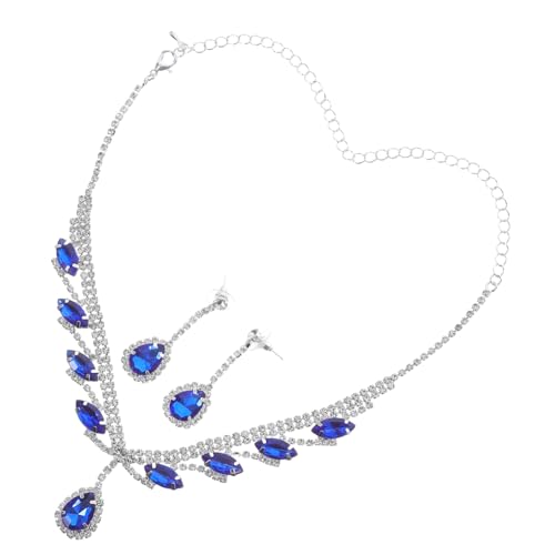 LIGIGWASH Luxuriöses Strass Schmuckset mit Funkelndem Rhinestone Choker und Ohrhängern Elegantes Brautschmuck-set für Hochzeit Ball und Festliche Anlässe Verarbeitet und Vielseitig Tragbar von LIGIGWASH
