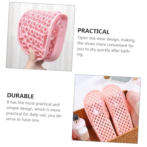 LIGIGWASH Massage Badeslipper Unisex Rutschfest PVC Leicht Fußmassage Duschschuhe Passend für Schwimmbad Hotel Dusche und Zuhause von LIGIGWASH