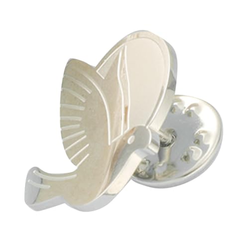 LIGIGWASH Minimalistische Friedens Tauben Brosche aus Edelstahl Modische Anstecknadel für Damenkleidung Langlebiges Schmuckaccessoire Eleganter Look für Verschiedene Anlässe Teilig von LIGIGWASH
