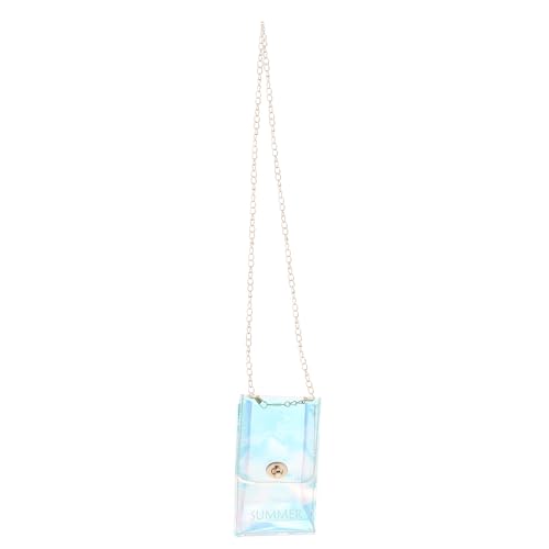 LIGIGWASH Modische Kleine Schultertasche PVC Langlebig Praktische Umhängetasche mit Ausreichend Stauraum für Handy Geldbörse Kosmetik Damen Freizeit Outdoor von LIGIGWASH