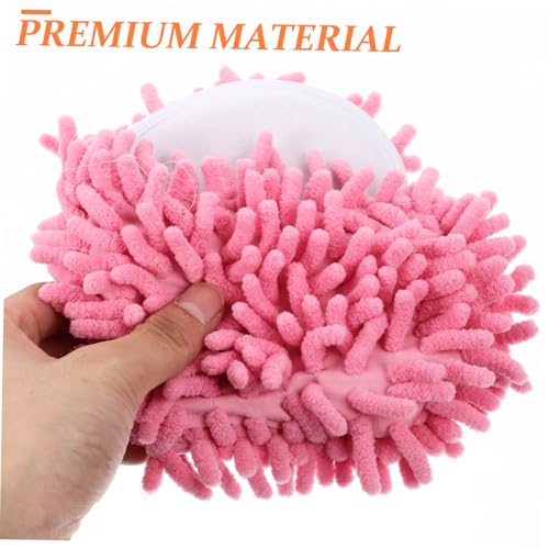 LIGIGWASH Mop Hausschuhe für Bodenreinigung Waschbare Rutschfeste Mopp schuhe mit Hoher Wasseraufnahme Leise Putzschuhe für Damen und Herren Bequeme Lazy Cleaning Slippers von LIGIGWASH