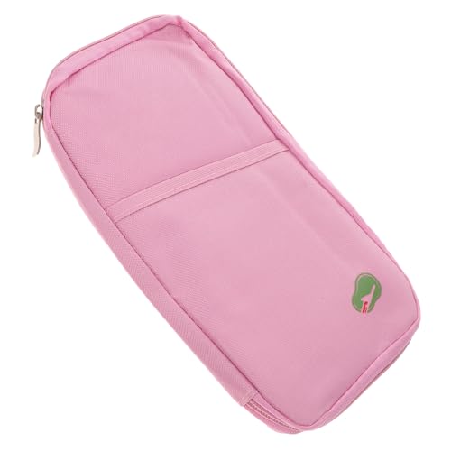 LIGIGWASH Multifunktionale Kleine Reisebrieftasche Canvas Geldbörse Damen Reisepass Dokumentenhalter Portemonnaie mit Großer Kapazität für Ausweise Bargeld Karten von LIGIGWASH