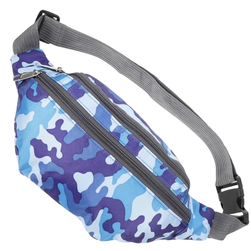 LIGIGWASH Multifunktionale wasserdichte Bauchtasche Damen Herren Camouflage Hüfttasche mit Reißverschluss Kleine Sporttasche für Outdoor Reisen Joggen Fitness Alltag von LIGIGWASH