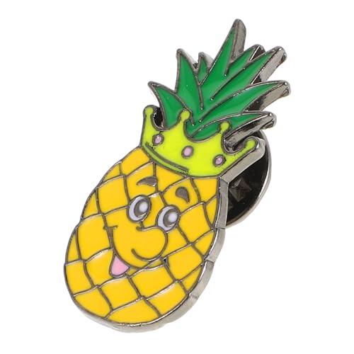 LIGIGWASH Anstecknadel Obst-design Metall Brosche Süße Bananen Krawattennadel Jackennadeln Emaille Rucksacknadeln Taschenaccessoires von LIGIGWASH