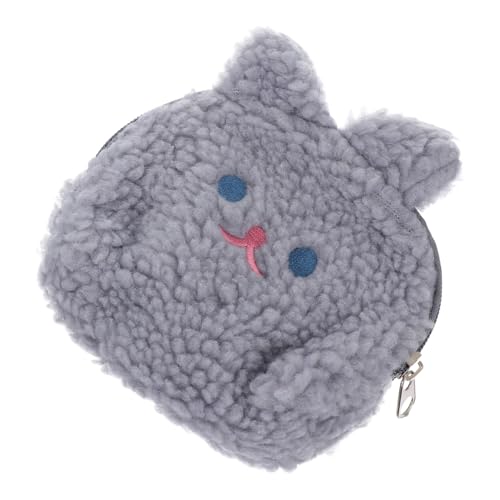 LIGIGWASH Niedliche Cartoon Hase Münzbeutel aus Baumwolle Tragbare Kleine Schminktasche Weiches Portemonnaie für Lippenstift und Kleingeld Perfektes für Frauen und Mädchen von LIGIGWASH