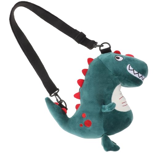 LIGIGWASH Niedliche Dinosaurier Cartoon Münzgeldbörse Leicht und Langlebig Kreatives Portemonnaie für Kleines Süßes Plüsch Design Perfektes für Familie und Freunde von LIGIGWASH