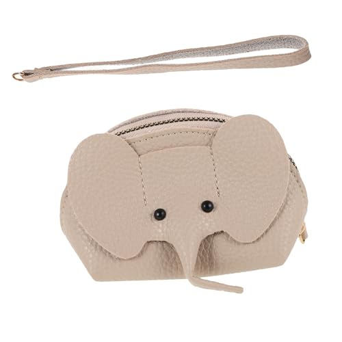 LIGIGWASH Niedliche Kleingeldbörse aus Strapazierfähigem PU Kleines Weiches Portemonnaie mit Kartenfach Praktisches Münzfach für Damen und Mädchen Kompakt und Leicht Tragbar von LIGIGWASH