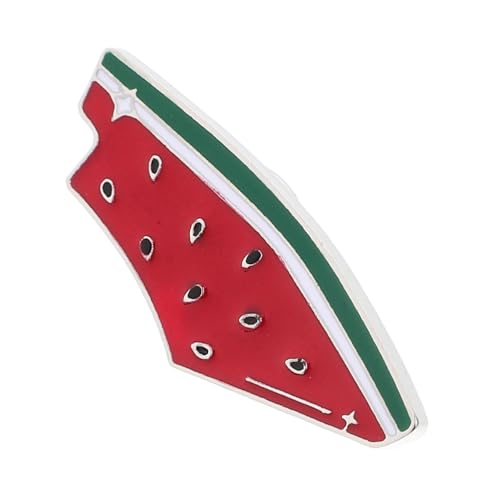 LIGIGWASH Niedliche Wassermelonen Brosche aus Emaille Fruchtiger Anstecker mit Cartoon Design Modisches Accessoire für Mädchen und Frauen für Kleidung Taschen und Schals von LIGIGWASH
