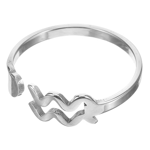 LIGIGWASH Offener Damenring Verstellbar Dekorativer Finger Schmuck Elegant Alltag Festival von LIGIGWASH