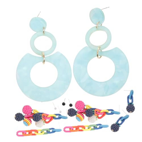 LIGIGWASH Ohrring für Frauen Statement Hängende Creolen Extravaganter Modeschmuck in Bunter Candy Farbe Leicht und Langlebig für Partys und Alltag Teilig LIGIGWASH Ohrring für Frauen Statement Hängende Creolen Extravaganter Modeschmuck in Bunter Candy Farbe Leicht und Langlebig für Partys und Alltag Teilig von LIGIGWASH