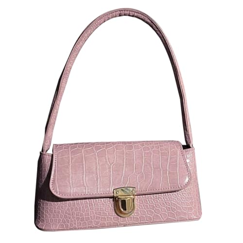 LIGIGWASH PU Schultertasche Damen Große Kapazität Vielseitig Tragbar für Reisen Shopping und Alltag Weiches Kunstleder Rutschfeste Henkel Umhängetasche in von LIGIGWASH