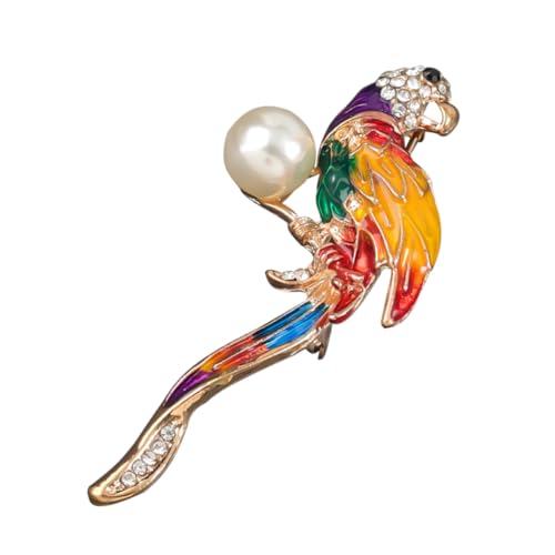 LIGIGWASH Parrot Brosche Strasssteinen Leichte Anstecknadel für Damen Modischer Schmuck für Kleidung Geeignet für Party Hochzeit an Freundin und Familie von LIGIGWASH