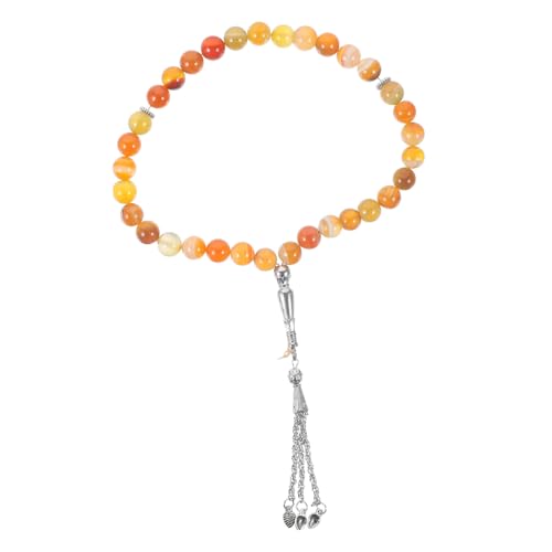 LIGIGWASH Perlen Armband Herren Tigerstein Gebetskette Stilvolles Beaded Schmuckstück für Alltag und Party von LIGIGWASH