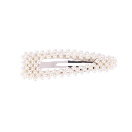 LIGIGWASH Perlen Haarspange Wassertröpfchenform Stilvolle Haarklammer Damen Haarschmuck Hochzeit Schmuckaccessoire für Frauen und Mädchen Vielseitig Tragbar von LIGIGWASH