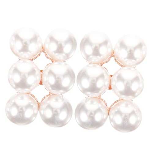 LIGIGWASH Perlen Schuhclips Gold Abnehmbare Dekorative Perlenschmuck für Hochzeit Braut High Heels Damen Schuhe Zubehör Elegant und Vielseitig von LIGIGWASH