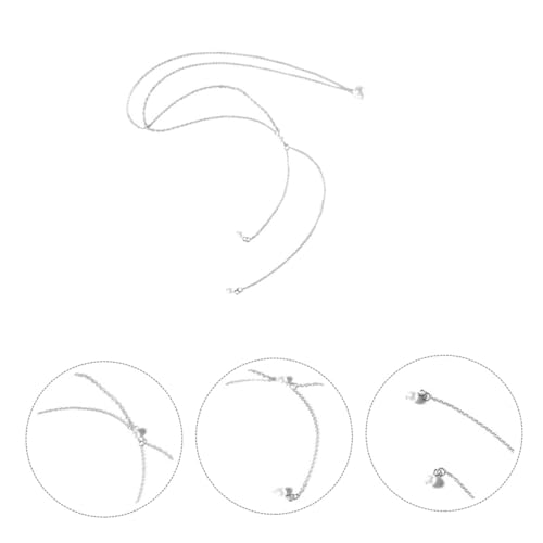 LIGIGWASH Perlenkette Damen All Match Halskette mit Dekorativer Rückenkette Choker Stil Vielseitiges Schmuck Accessoire für Hochzeit Party und Alltag Komfortabel und Langlebig von LIGIGWASH