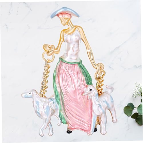 LIGIGWASH Personalisierte Damen Brosche Modernes Design Delikate Anstecknadel für Kleidung Vielseitige Brustnadel Modische Damenbrosche in Verschiedenen Farben für Alltag und Geschenk von LIGIGWASH