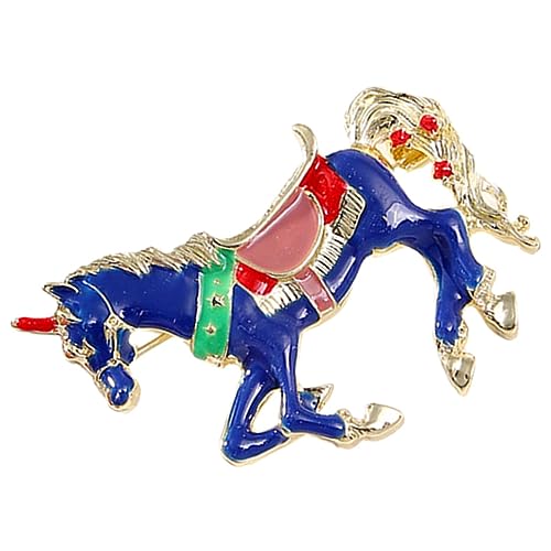 LIGIGWASH Pferdenadel Brosche für Kleidung Dekorative Tierbrosche Anstecknadel für Anzug Schal Kreative Metall Brosche Langlebig von LIGIGWASH