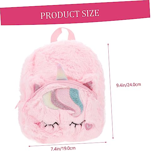 LIGIGWASH Plüsch Einhorn Rucksack Für Kinder Kleiner Schultasche Für Mädchen Niedlich Und Handlich Für Kindergarten Und Ausflüge Bpa Frei Und Hautfreundliches Material von LIGIGWASH