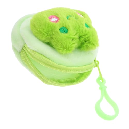 LIGIGWASH Plüsch Frosch Münztasche Süßes Cartoon Münzbeutel Kleine Geldbörse Langlebig Leicht Tragbar für Mädchen Schlüssel Kopfhörer Aufbewahrung von LIGIGWASH