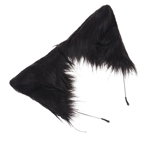 LIGIGWASH Plüsch Tierohren Haarreif mit Metallband Kuscheliger Party Kopfschmuck für Damen Kreatives Halloween Kostüm Zubehör und Langlebig für Fasching und Geburtstagsfeiern von LIGIGWASH