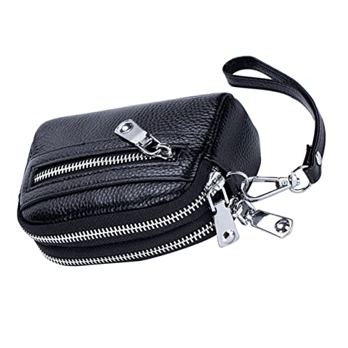 LIGIGWASH Multifunktions Münztasche für Damen Doppelreißverschluss Waschbar Große Kapazität Tragbare Geldbörse für Reisen und Alltag von LIGIGWASH