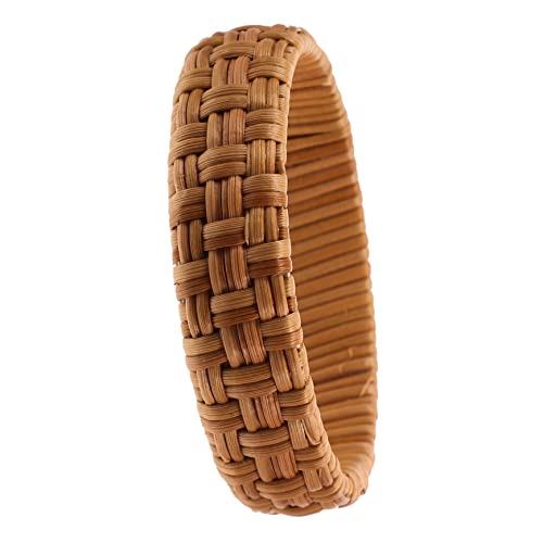 LIGIGWASH Rattan Chunky Armreif Gewebter Armreif Damen Handgelenk Accessoire Für Frauen von LIGIGWASH